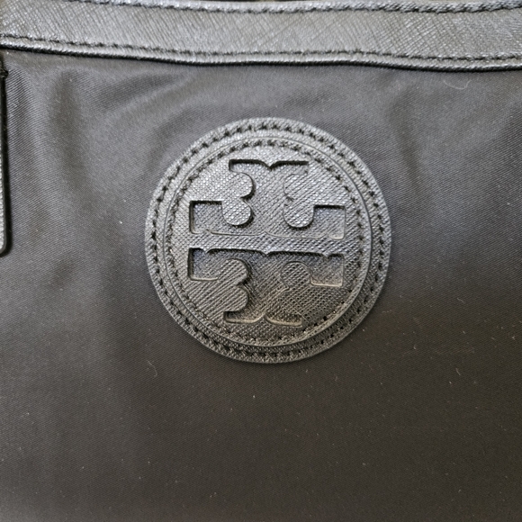 TORY BURCH Nylon Large Black Tote Bag AUTHENTIC - Picture 10 of 13
